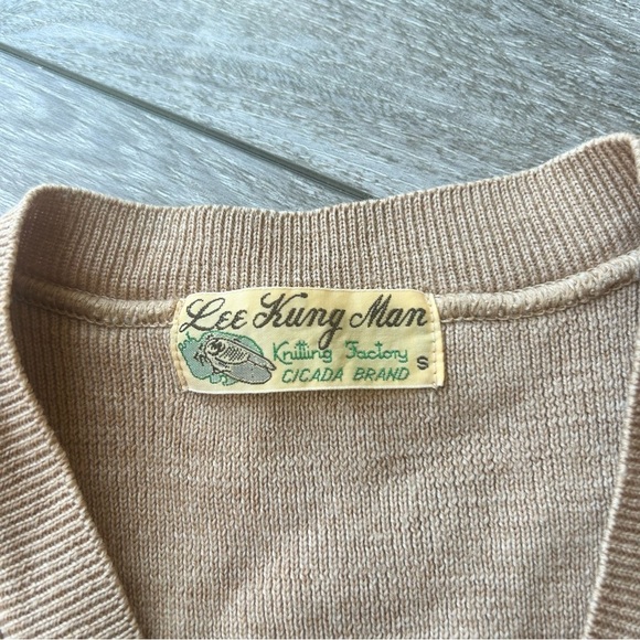 Vintage Lee Kung Man Bruce Lee Club Pure Wool Sweater Vest - Picture 5 of 13
